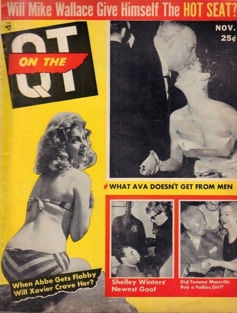 On The Q.T. November 1957 Ava Gardner Shelley Winter Mike Wallace 012519DBE