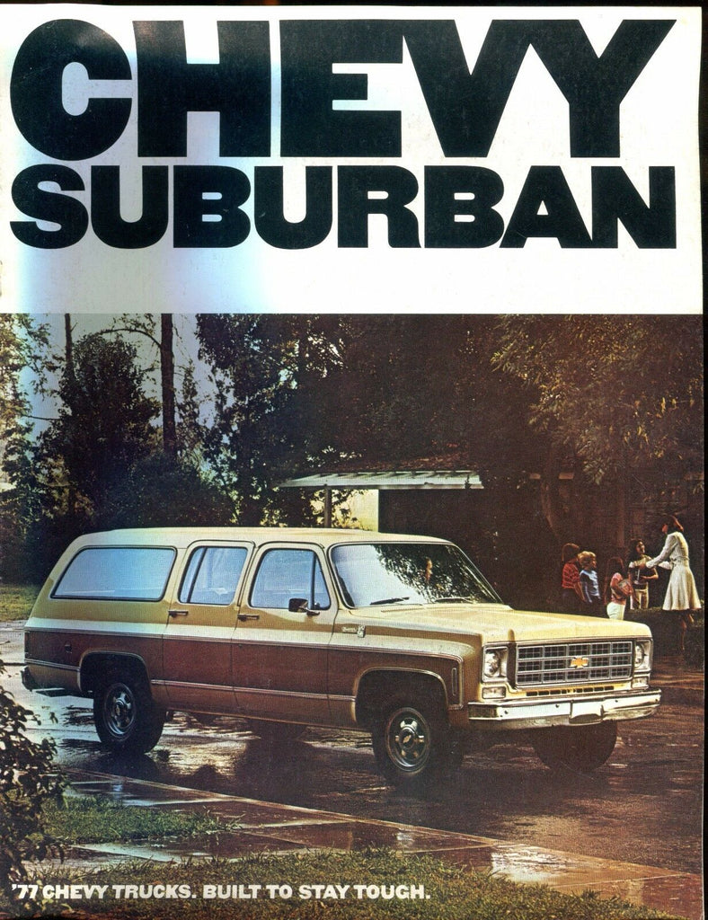 1977 Chevy Suburban Automobile Brochure EX 021917jhe
