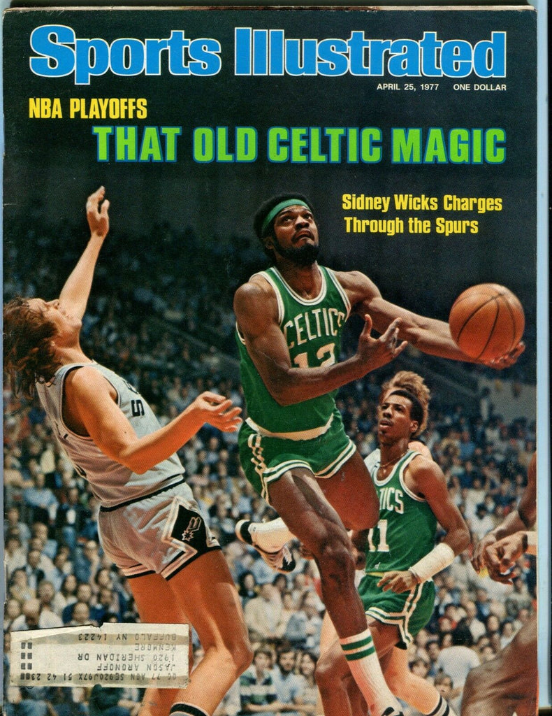 Sports Illustrated Magazine April 25 1977 Sidney Wicks EX w/ML 050917nonjhe