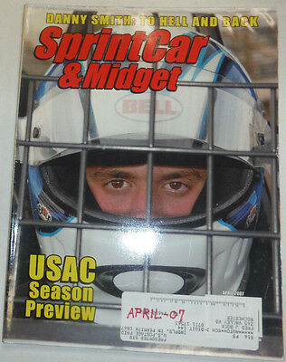 SprintCar & Midget Magazine USAC Season Preview Danny Smith April 2007 020915R