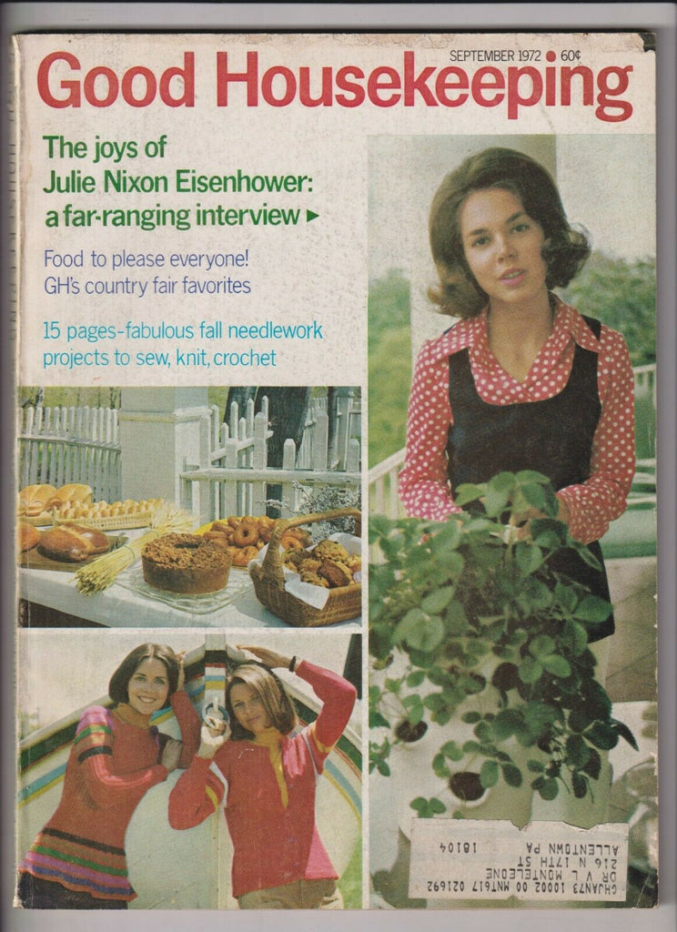 Good Housekeeping Mag Julie Nixon Eisenhower September 1972 032920nonrh