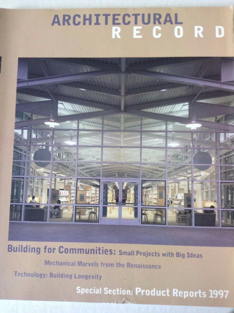 Architectural Record Magazine Building Communities December 1997 081817nonrh2