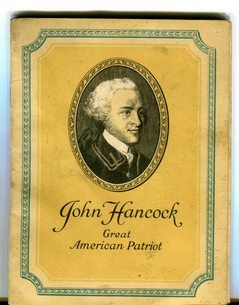 John Hancock Insurance Co. 1927 John Hancock Booklet VG 081916jhe