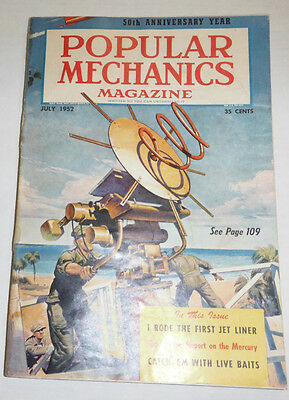 Popular Mechanics Magazine The First Jet Liner July 1952 091414R