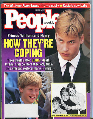 People Magazine December 1 1997 Princes William & Harry EX 081116jhe