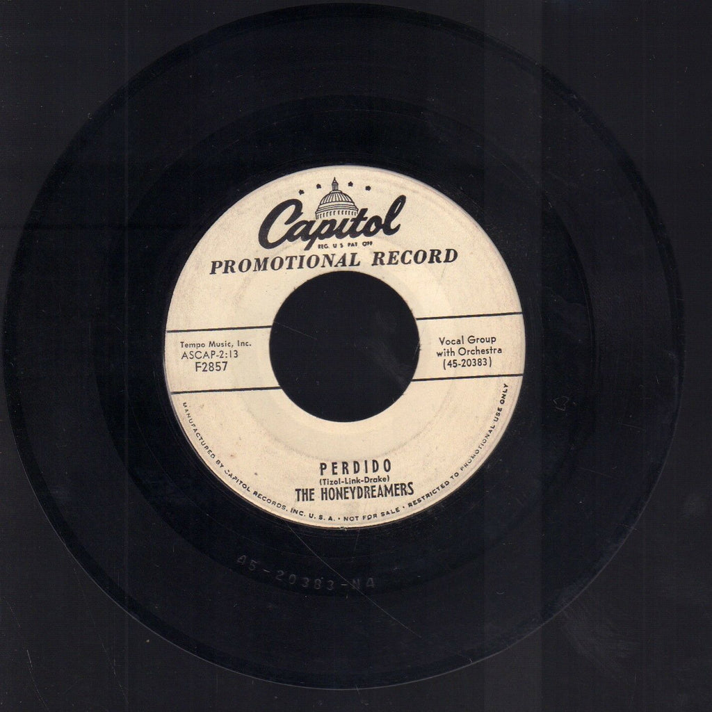 The Honeydreamers Sometimes I'm Happy Capitol Records WLP 45 RPM Vinyl 45AME