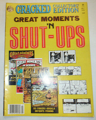 Cracked Magazine Great Moments 'N Shut-Ups July 1982 032515R