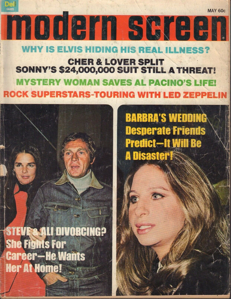 Modern Screen Magazine Steve & Ali Divorce & Barbra May 1975 012218nonr