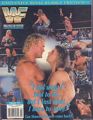 WWF Magazine February 1997 Shawn Michaels, Royal Rumble VG 050616DBE