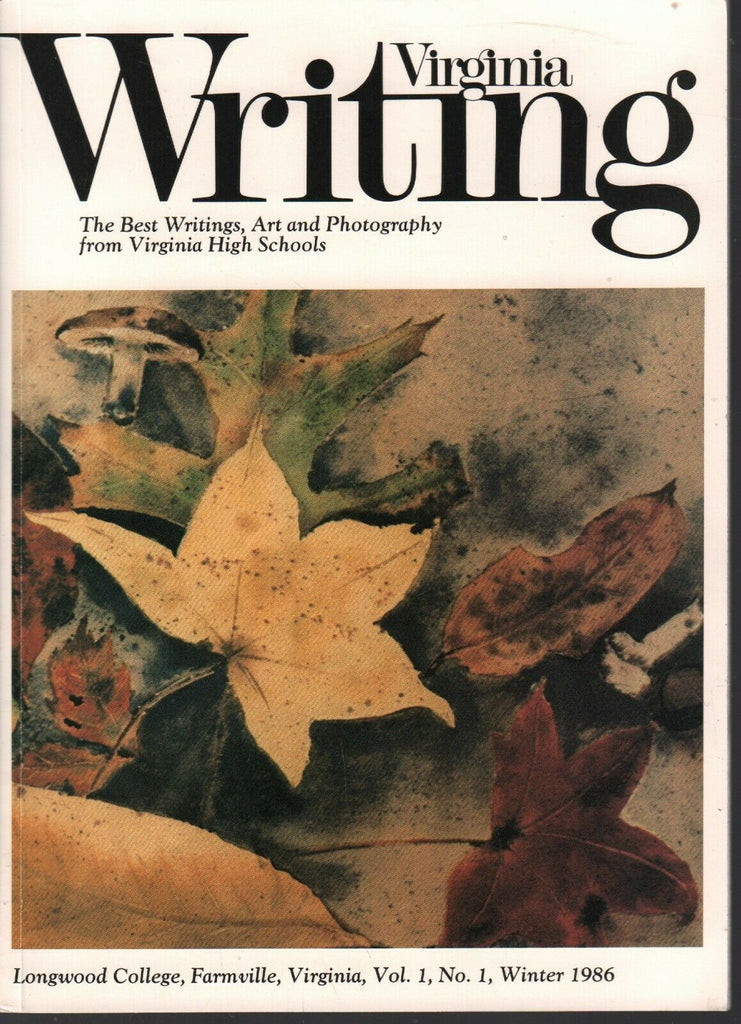 Writing Virginia Winter 1986 FIrst Issue Longwood College Farmville 082820AME