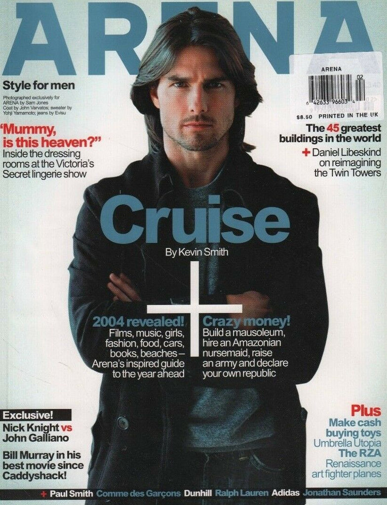Arena Magazine February 2004 Tom Cruise Kevin Smith Bill Murray RZA 062018DBF2