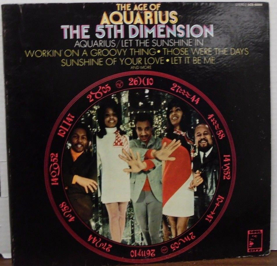 The Age of Aquarius the 5th Dimension 33RPM SCS-92005 100116LLE
