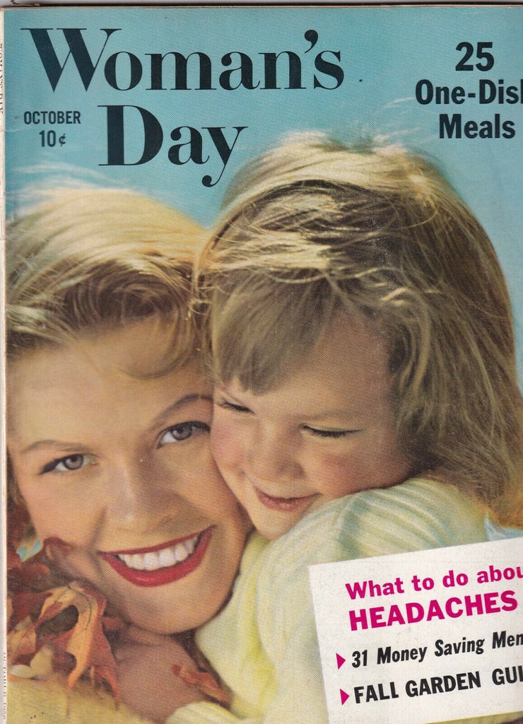 Woman's Day Magazine 25 One Dish Meals October 1958 100719nonr