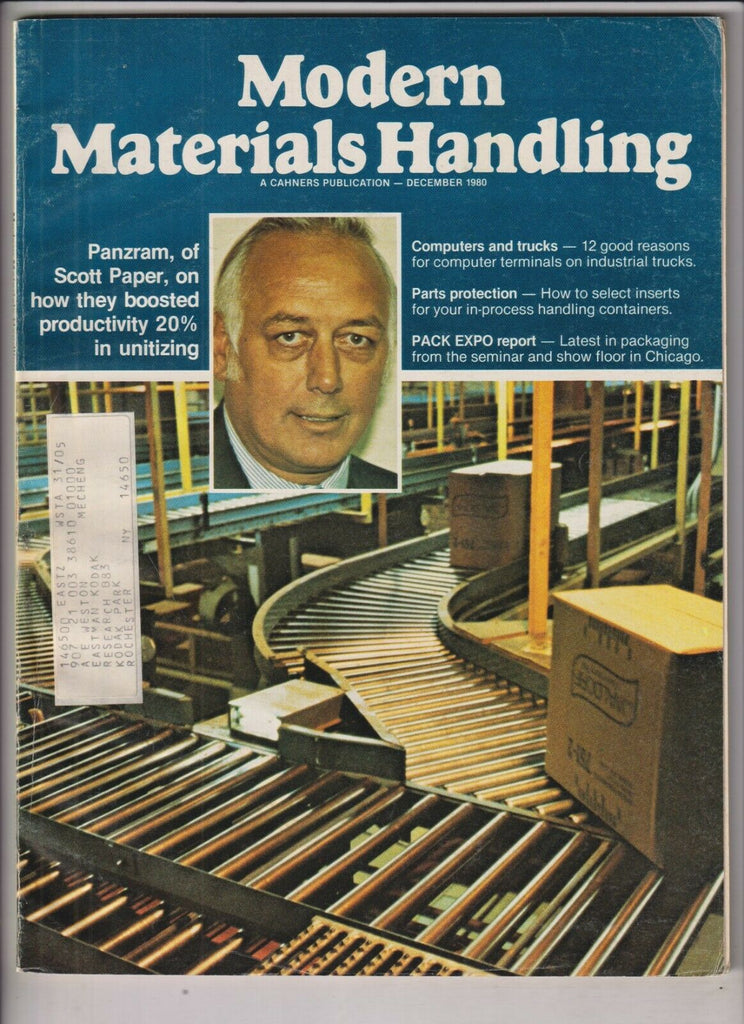 Modern Materials Handling Panzram Of Scott Paper December 1980 021120nonr