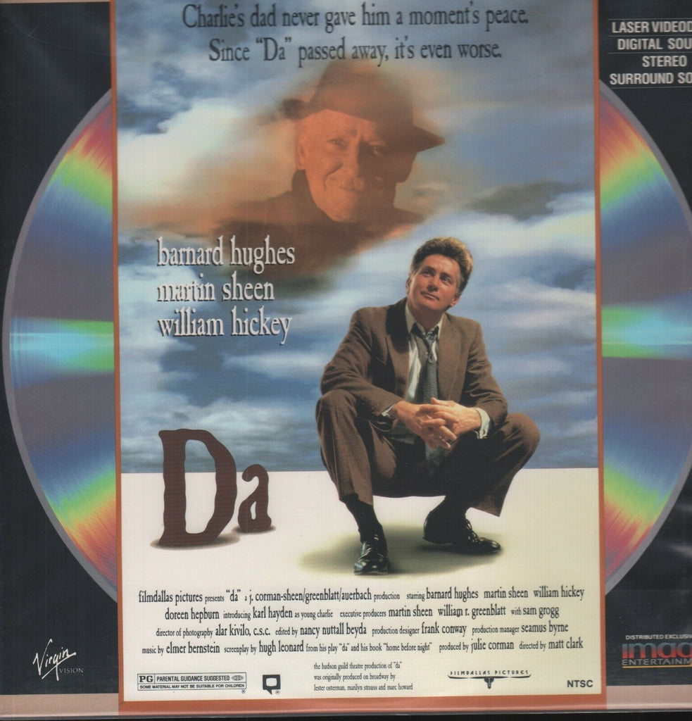 Da Barnard Hughes Martin A Sheen Virgin Vision 1988 Laserdisc 110818AMLD2