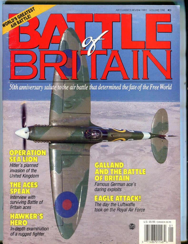 Battle Of Britain Magazine 1991 Galland Operation Sea Lion 071117nonjhe