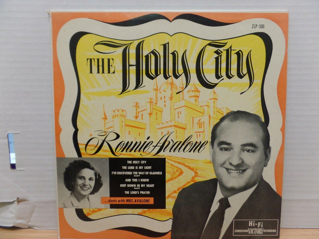 The Holy City Ronnie Avalone Victory Records ZLP-500 10"33rpm 011317DBE2