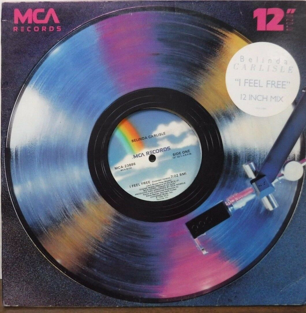 Belinda Carlisle 12 inch mix 33RPM I Feel Free MCA23886 121116LLE