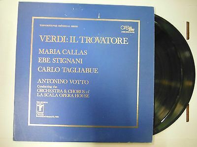 33 RPM Vinyl Verdi: Il Trovatore Turnabout THS 65140/41 121514KME