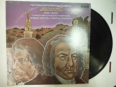33 RPM Vinyl Two Violin Concerto Masterpieces RCA VICS-1129 011915KME