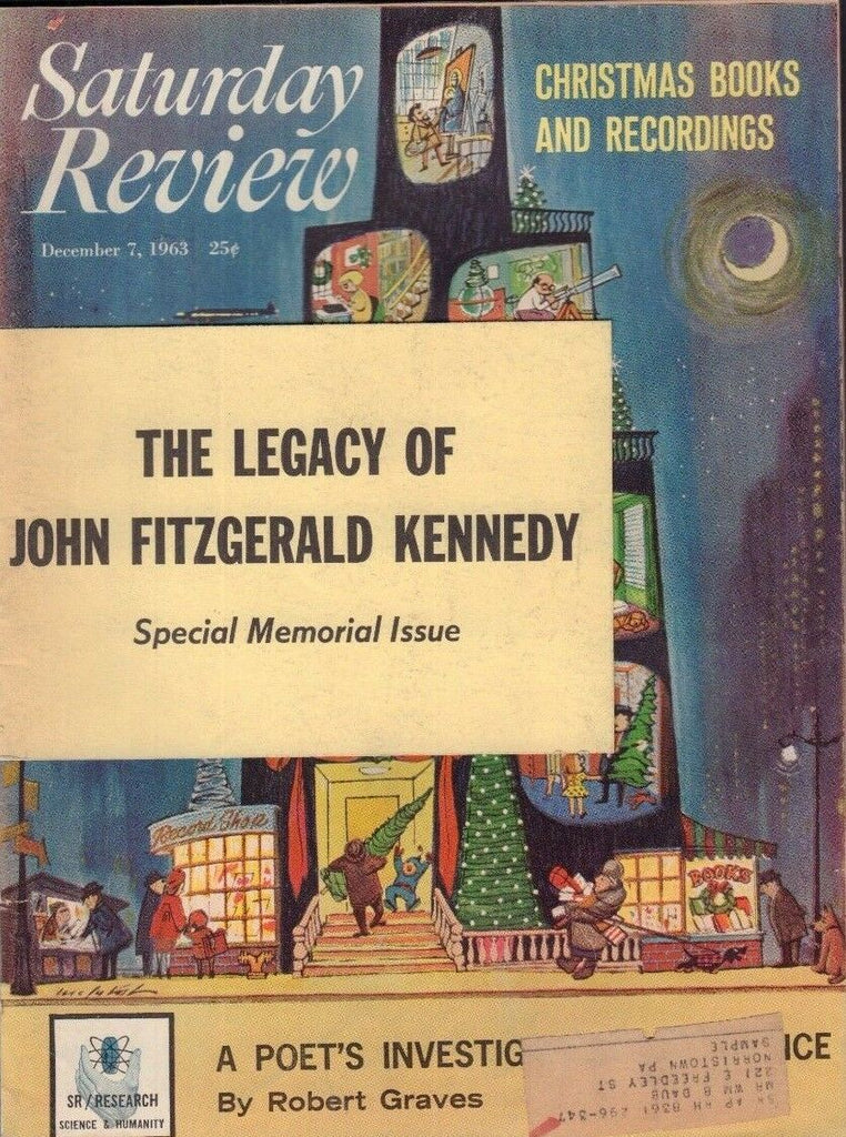 Saturday Review Magazine John Fitzgerald Kennedy December 7, 1963 010818nonr