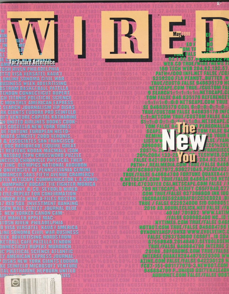 Wired Magazine The New You May 1998 092619nonr
