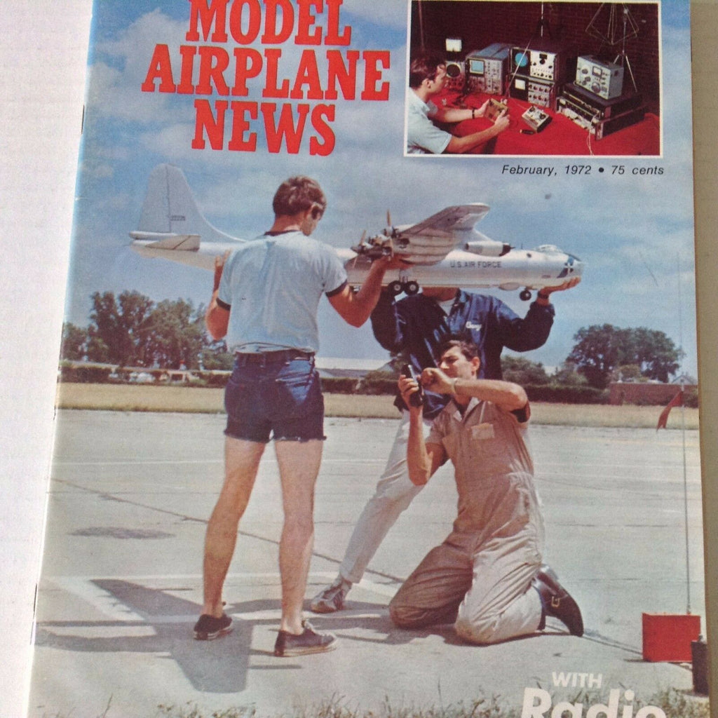 Model Airplane News Magazine Waco PG-2 Power Glider February 1972 071917nonrh