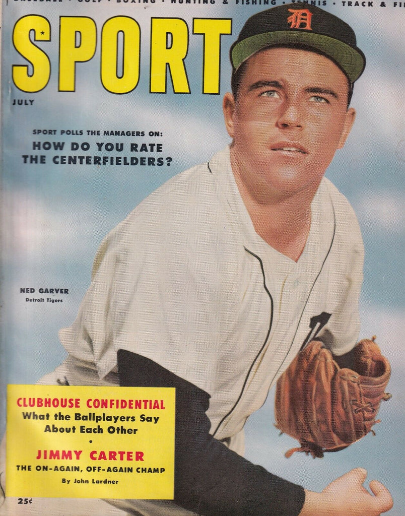 Sport Magazine Ned Garver Jimmy Carter July 1955 NO ML 073119nonr