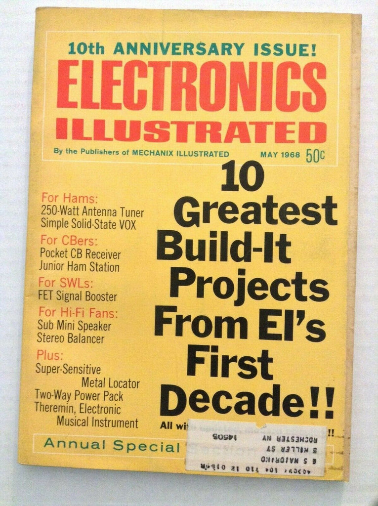 Electronics Illustrated 10 Greatest Build It Projects May 1968 092019nonrh