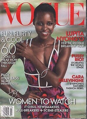 Vogue July 2014 Lupita Nyong'o, Cara Delevingne EX 020916DBE