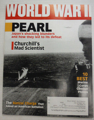 World War II Magazine Pearl Harbor & Churchill December 2011 WITH ML 013115R