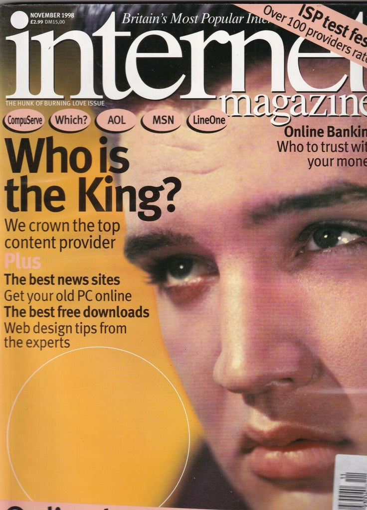 Internet Magazine The King Of Content Providing November 1998 100919nonr