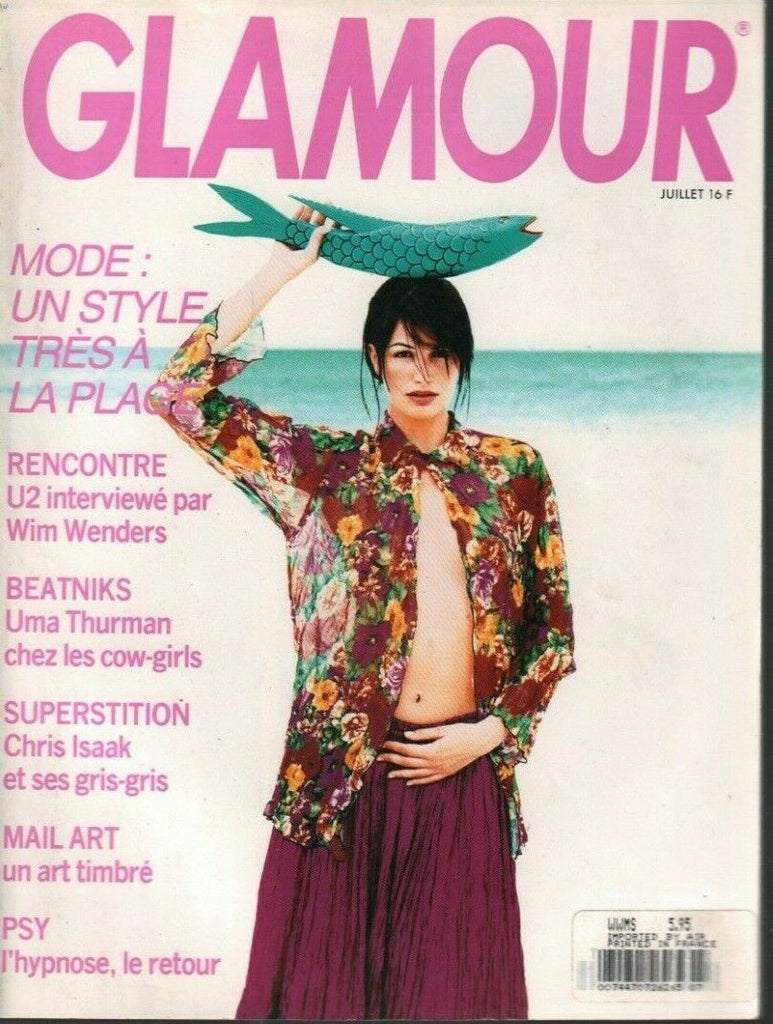 Glamour French Fashion Magazine July 1993 Sable Emouvant 022620AME2