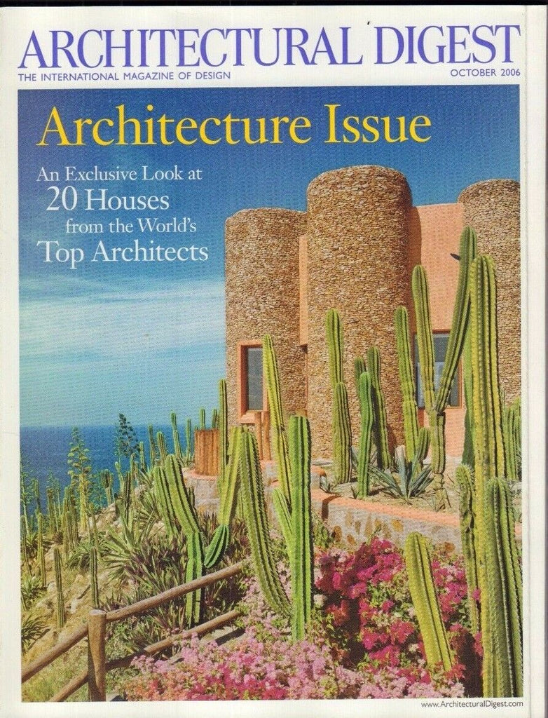Architectural Digest October 2006 Architecture Issue 021417DBE3