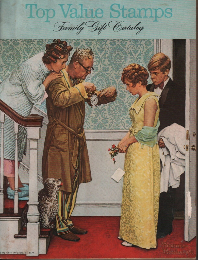 Top Value Stamps Family Gift Catalog Norman Rockwell 1970 062718DBE