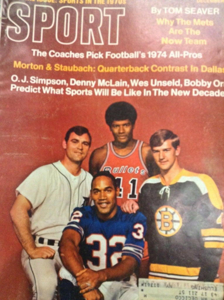 Sport Magazine Morton & Staubach Contrast In Dallas December 1969 011819nonr