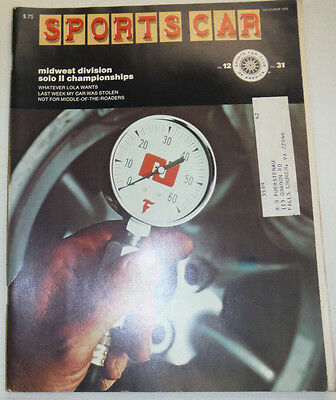 Sports Car Magazine Midwest Division Solo II Championship December 1973 012115R2