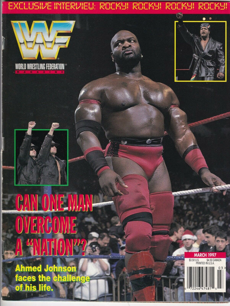 WWF Magazine Ahmed Johnson March 1997 052819nonr