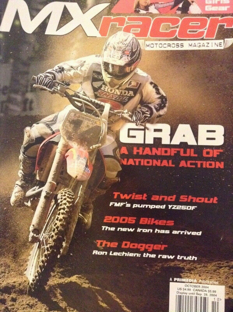 MX Racer Magazine FMF's Pumped YZ250F October 2004 020219nonrh