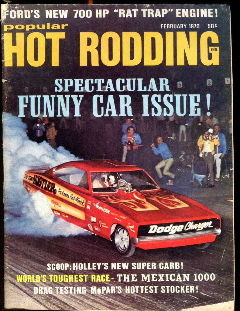 Popular Hot Rodding Magazine February 1970 Funny Car VG No ML 030317nonjhe