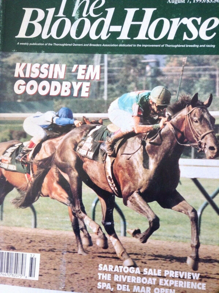 The Blood Horse Magazine Saratoga Sale Preview August 7, 1993 091117nonrh2