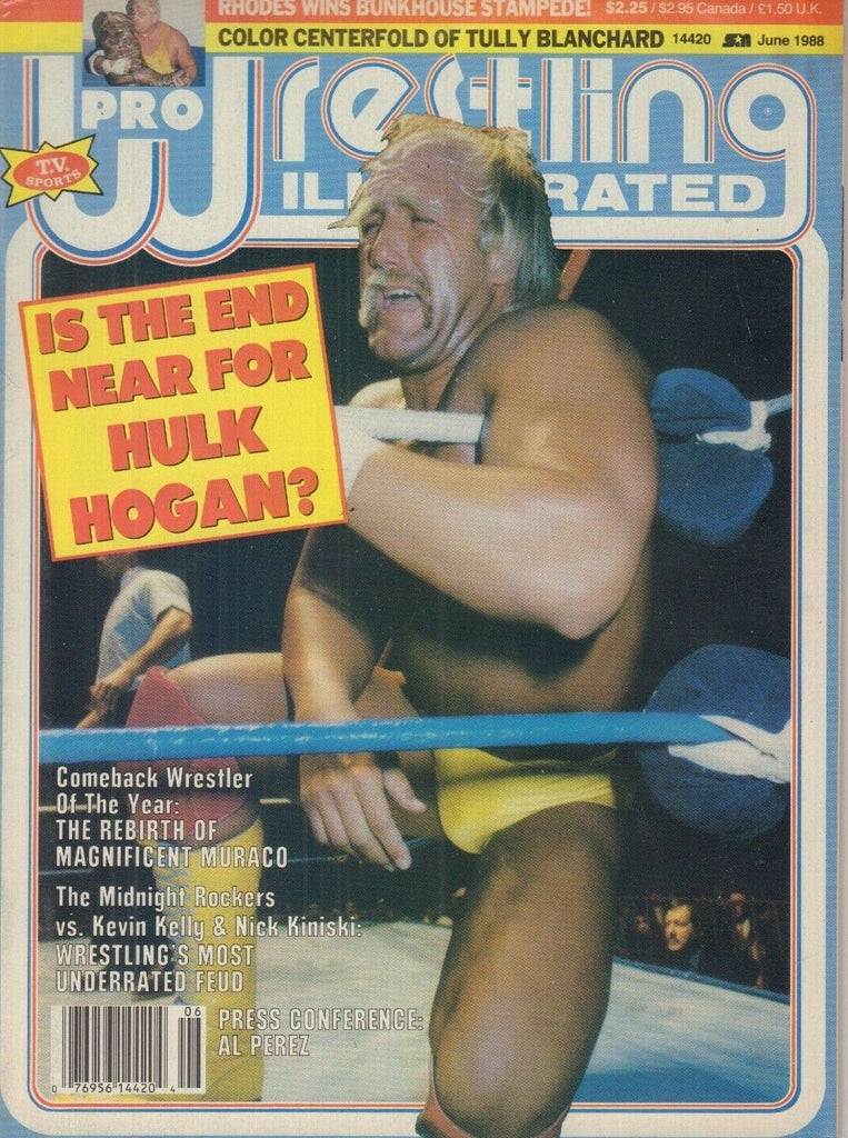 Pro Wrestling Illustrated Magazine Hulk Hogan, Muraco June 1988 012918nonr