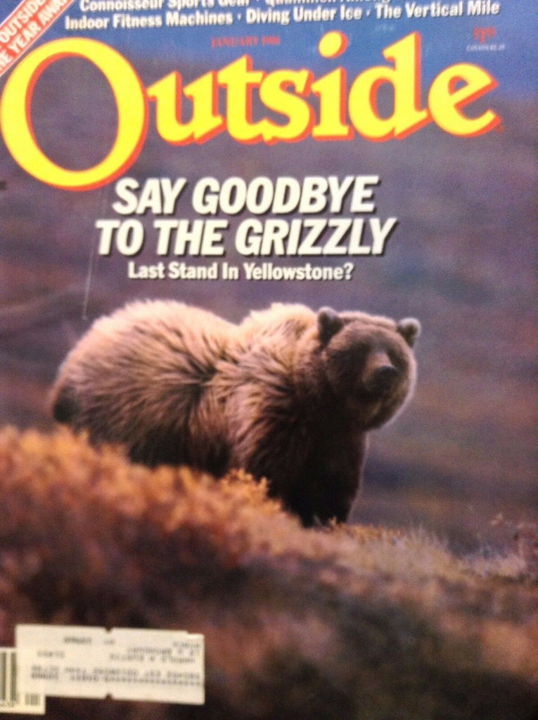 Outside Magazine Say Goodbye To The Grizzly Bear January 1986 102717nonrh