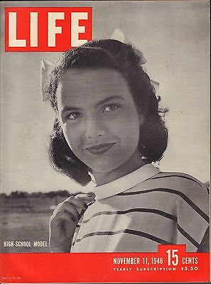 Life Magazine November 11 1946 Birthday High-School Model VG 050216DBE2