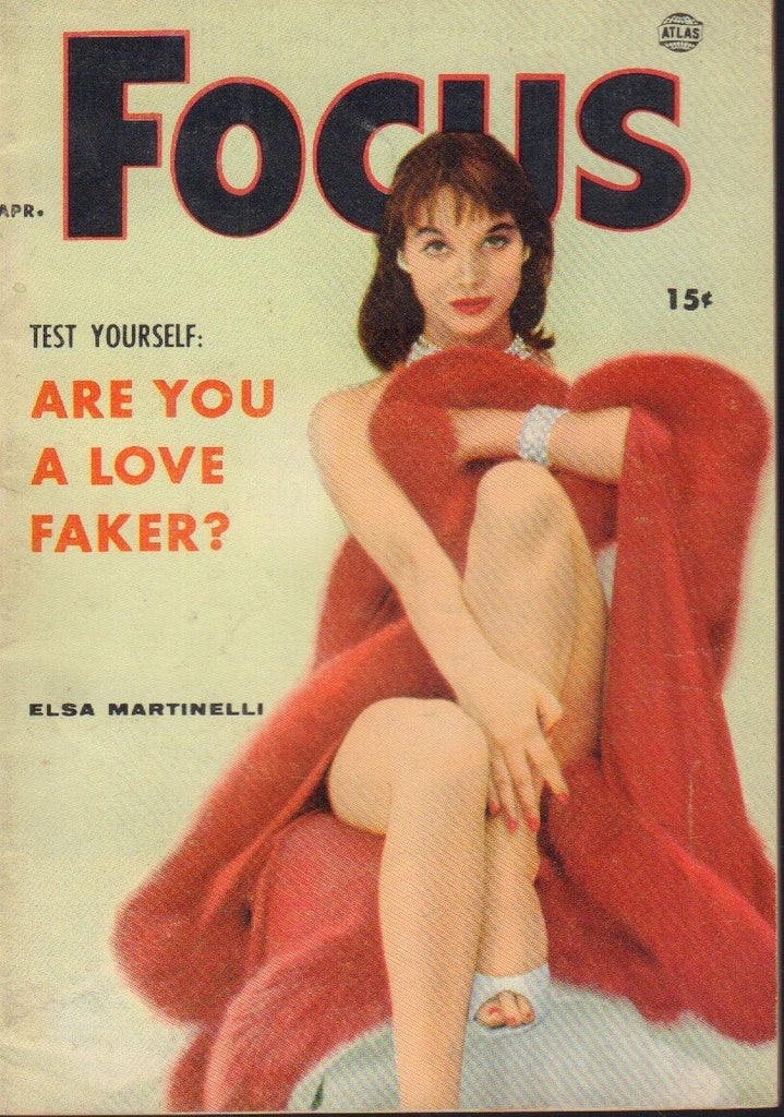 Focus Digest April 1956 Elsa Martinelli Cheesecake Pin Up 091318AME2