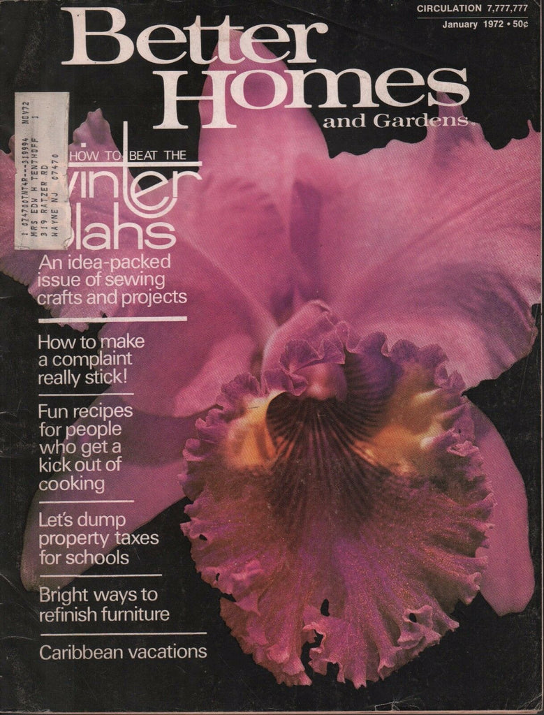 Better Homes And Gardens January 1972 Caribbean Vacations 072617nonDBE2