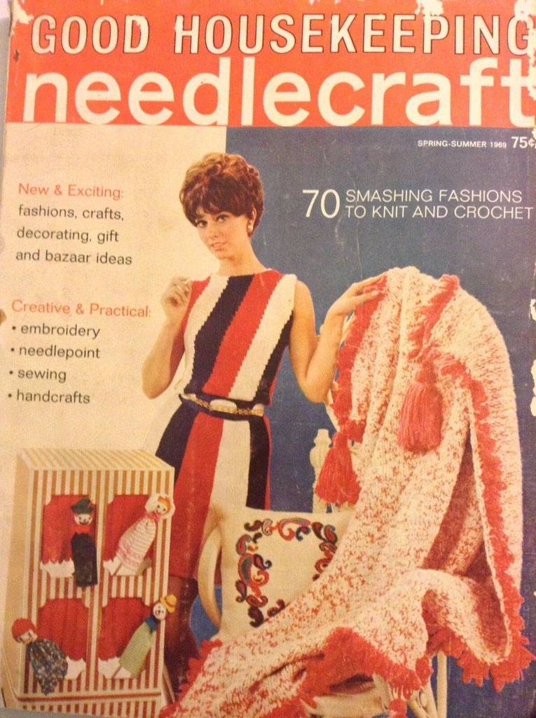 Good Housekeeping Needlecraft Magazine Fashions & Crafts Summer 1969 091917nonrh