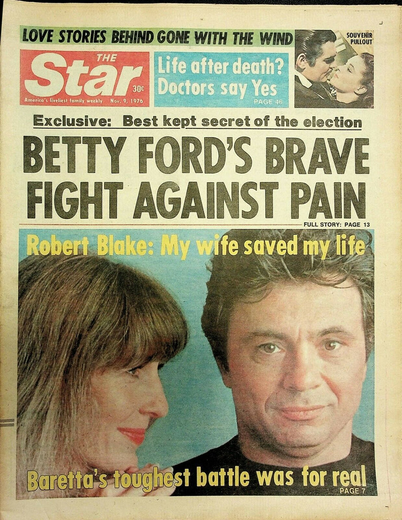The Star November 9 1976 Betty Ford Robert Blake Baretta 072820ame