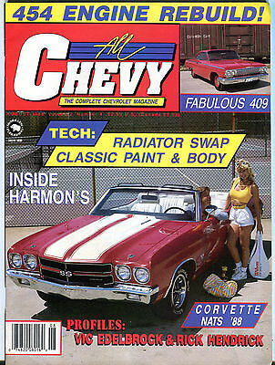 All Chevy The Complete Chevrolet Magazine August 1988 EX 010816jhe