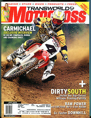 Transworld Motocross Magazine July 2004 Ricky Carmichael EX 050216jhe